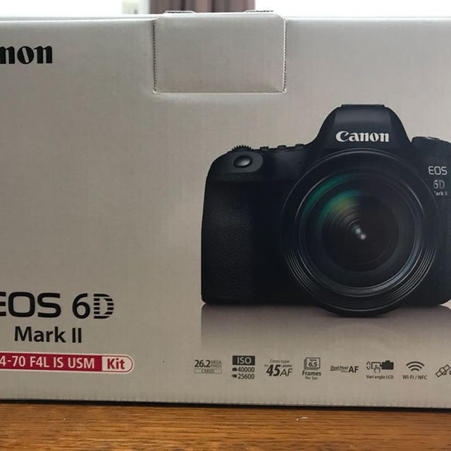 Canon(キヤノン)のCanon EOS 6D MarkⅡ EF24-70 F4L IS USMkit スマホ/家電/カメラのカメラ(その他)の商品写真
