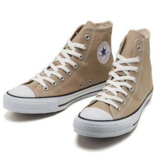 コンバース(CONVERSE)の新作 【CONVERSE】 コンバース 25センチ ハイカット  ベージュ 靴(スニーカー)