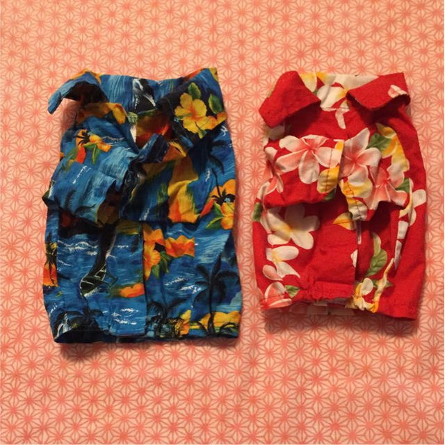 犬服 アロハシャツ 2枚set☆ その他のペット用品(その他)の商品写真