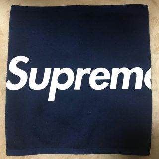 シュプリーム(Supreme)のsupreme ネックウォーマー ネイビー(ネックウォーマー)