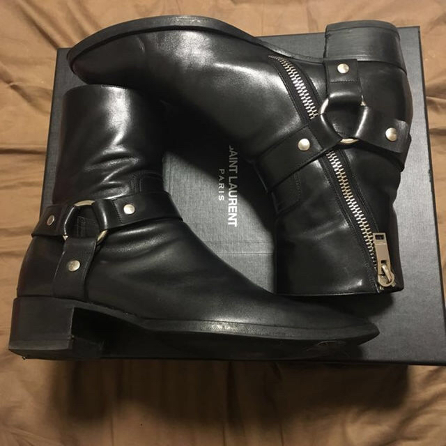 サンローラン　リングブーツ　SAINT LAURENT PARIS