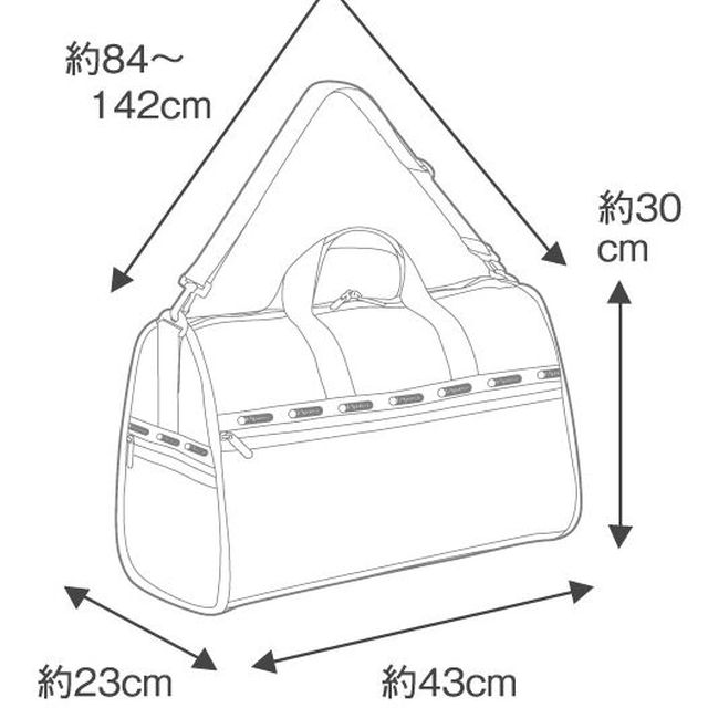 LeSportsac(レスポートサック)のレスポ ヒョウ柄 ミディアムウィークエンダー レディースのバッグ(ボストンバッグ)の商品写真