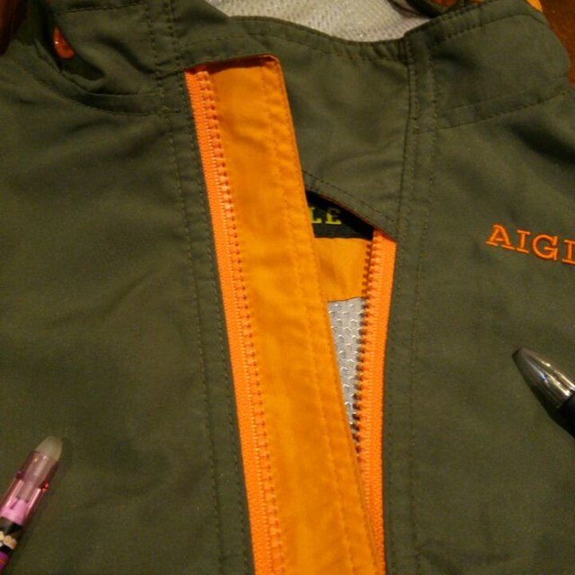 AIGLE(エーグル)のAIGLE  ナイロンジャケット サイズ80 キッズ/ベビー/マタニティのベビー服(~85cm)(その他)の商品写真