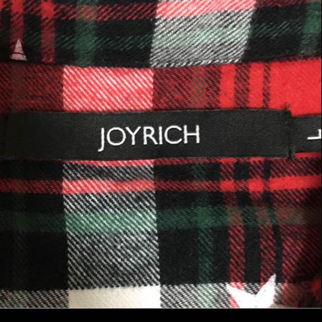 JOYRICH ジョイリッチ 星柄 チェック シャツワンピース X3275