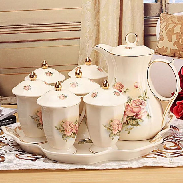 西洋ティー・コーヒーカップセット カップ6客セット ヨーロッパ 風 王室の通販 by Ritahome｜ラクマ