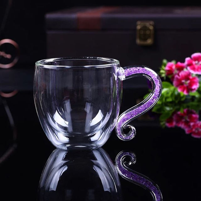 ガラス製 ティーカップ 食器 コーヒーカップ