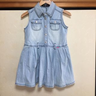 ジェニィ(JENNI)のSISTER JENNI デニムノースリーブワンピースsize150(ワンピース)