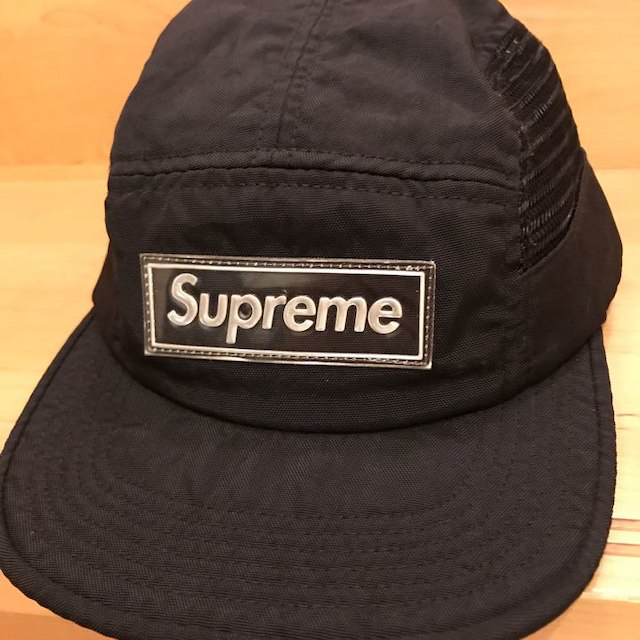 supreme camp cap 15ss black