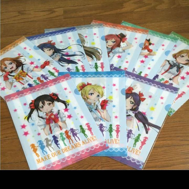 A4クリアファイルバッグ　フルコンプ　ラブライブ! μ's