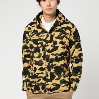 アベイシングエイプ(A BATHING APE)のアベイジング エイプ  シャツパーカー(ミリタリージャケット)