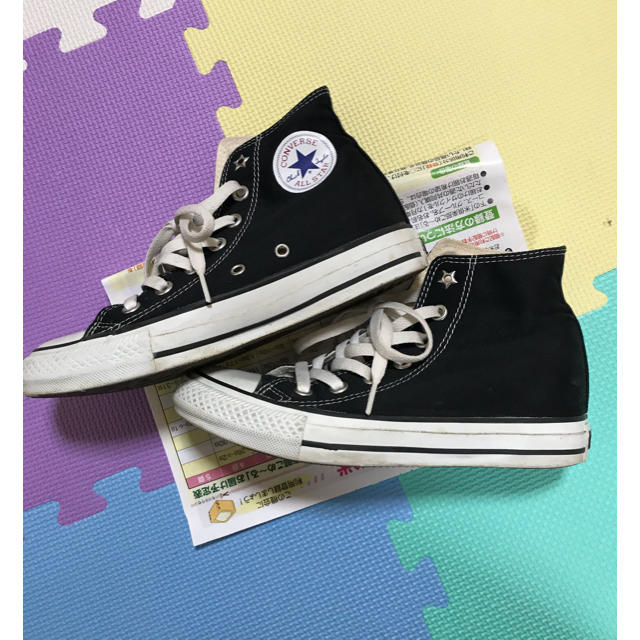 CONVERSE(コンバース)のコンバース ブラック ハイカット インソール レディースの靴/シューズ(スニーカー)の商品写真