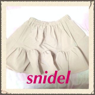 スナイデル(SNIDEL)の♡ティアードスカート♡(ミニスカート)