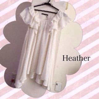 ヘザー(heather)のヘザー♡新品 フリルチュニック(チュニック)