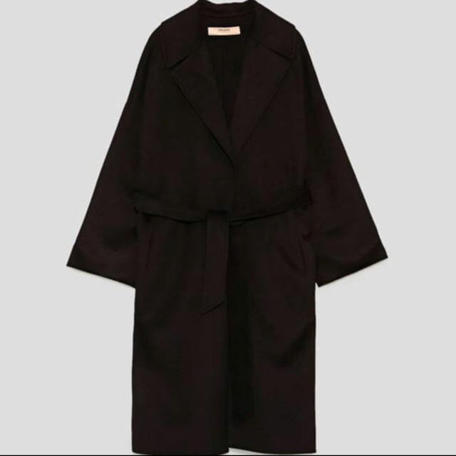 新品 ZARA ベルト付きロングコート Sサイズ ロングコート