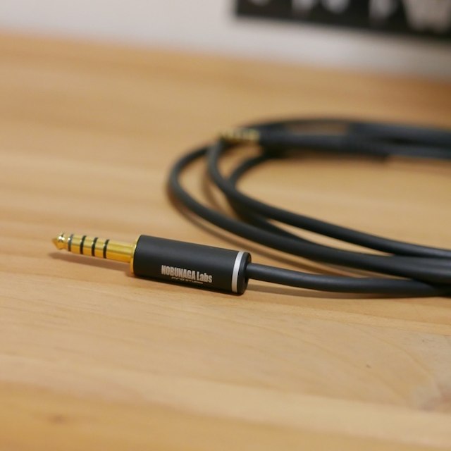 ストレッチドビー zendac sennheiser hd599 4.4mm バランスケーブル