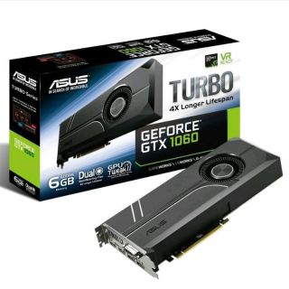 エイスース(ASUS)のASUS NVIDIA GeForce GTX1060搭載ビデオカードメモリ6G(PC周辺機器)