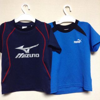 ミズノ(MIZUNO)のMIZUNO 120 Tシャツ 紺 おまけPUMA(Tシャツ/カットソー)