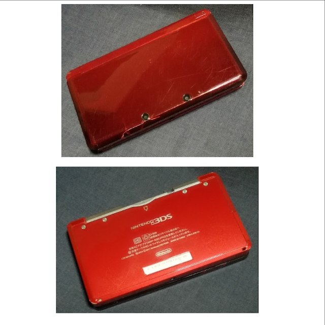 ニンテンドー　3DS 赤 レッド　本体　動作確認済 1