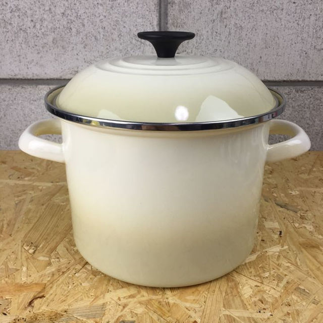 ルクルーゼ ストックポット 20cm デューン 未使用品 - キッチン/食器