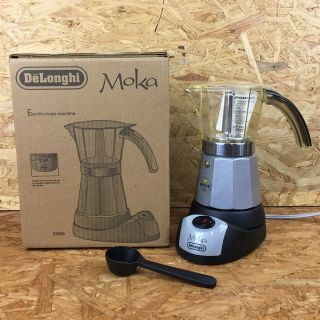 デロンギ(DeLonghi)のデロンギ 電気式 コードレス エスプレッソ・モカ マシーン EMK6 新古品(炊飯器)