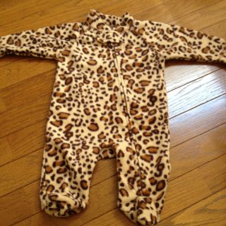 ヒョウ柄カバーオール(カバーオール)