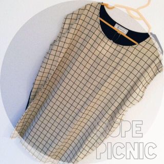 ロペピクニック(Rope' Picnic)のブロックチェックチュニックワンピ(ミニワンピース)