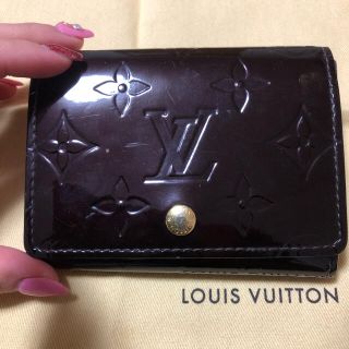 ルイヴィトン(LOUIS VUITTON)のルイヴィトン ヴェルニ 名刺入れ(名刺入れ/定期入れ)