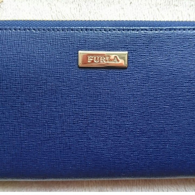 Furla - 【新品】FURLA 長財布 L字ファスナー ネイビーの通販 by ぷじぃ's shop｜フルラならラクマ