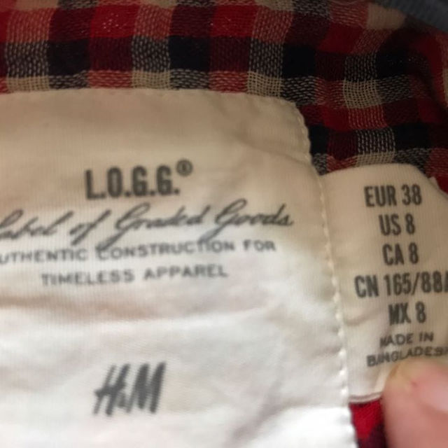 H&M(エイチアンドエム)のH&M 長袖チェックシャツ レディースのトップス(その他)の商品写真