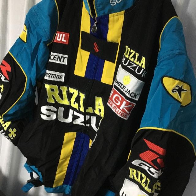Willy Wonka着用 SUZUKI レーシングジャケット ブルゾン XLの Willy Wonka着用 SUZUKI レーシングジャケット ブルゾン XLの