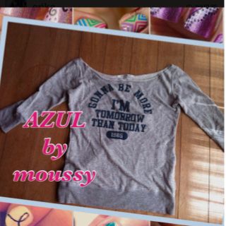 アズールバイマウジー(AZUL by moussy)の値下げ！AZUL トップス(カットソー(長袖/七分))