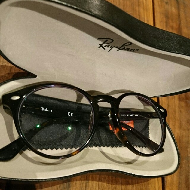 超美品！Ray-Banレイバン 伊達メガネ UVカットレンズ