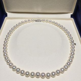 ミキモト(MIKIMOTO)の【SAKURA様専用】ミキモト 7.5-8mm パールネックレス(ネックレス)