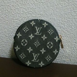 ルイヴィトン(LOUIS VUITTON)のルイヴィトン　ポルトモネ·ロン　小銭入れ黒(コインケース)