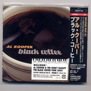 初回デジパック仕様●未開封ロックCD[アル・クーパー：ブラック・コーヒー](その他)