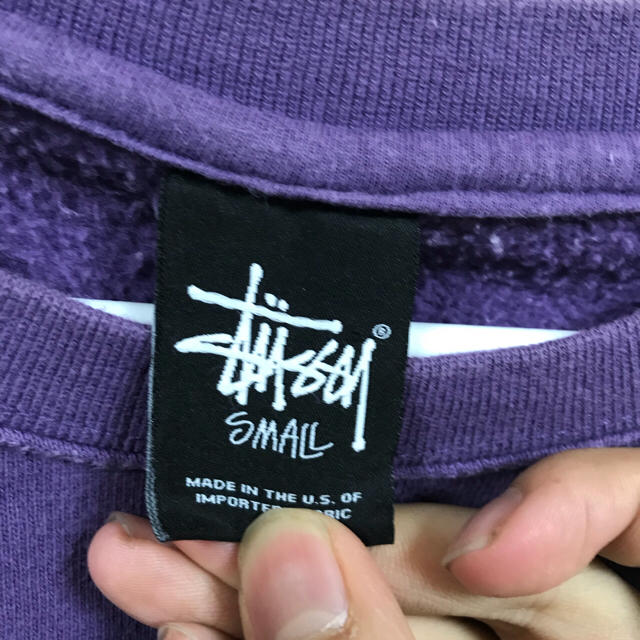 STUSSY - stussy トレーナー スウェット S パープルの通販 by ゆうと ...