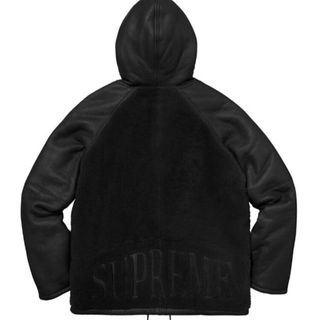 シュプリーム(Supreme)のSupreme  ReversedShearling Hooded Jacket(レザージャケット)