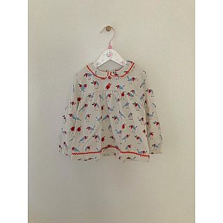 ボーデン(Boden)のミニボーデン☆鳥さん柄トップス 18-24m(Tシャツ/カットソー)