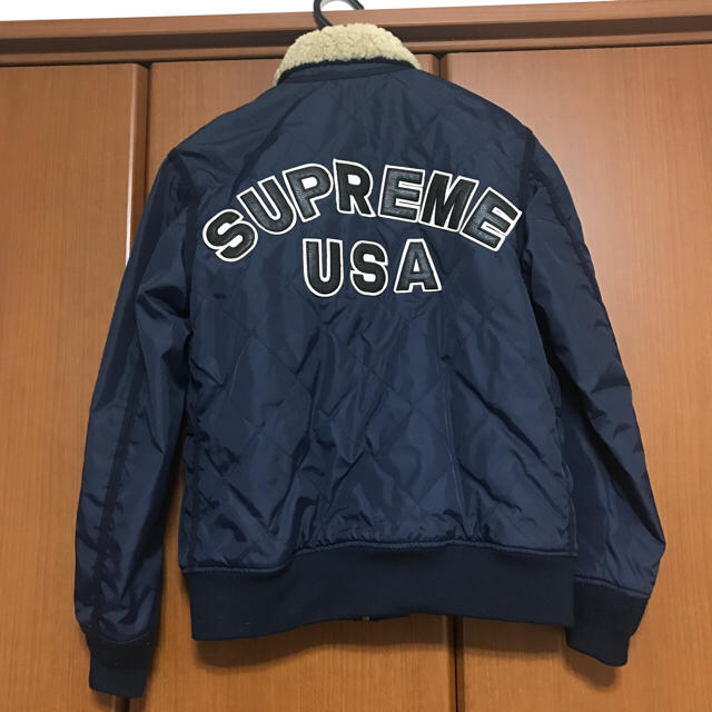 16AW Supreme Quilted Nylon Tanker Jacket