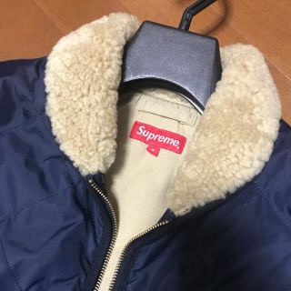 SUPREME 16AW Quilted Nylon Tanker Jacket