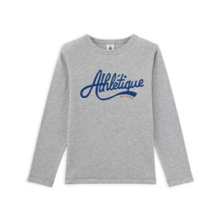 プチバトー(PETIT BATEAU)のプチバトー　裏起毛プリント長袖シャツ　10ans  (Tシャツ/カットソー)