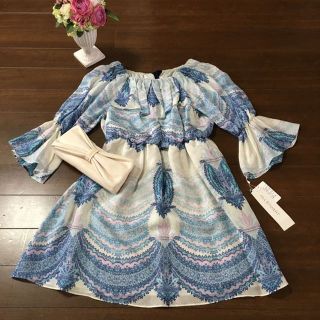 ジルスチュアート(JILLSTUART)の新品❗️定価3.8万❗️ジルスチュアート♡シルクワンピース(ひざ丈ワンピース)