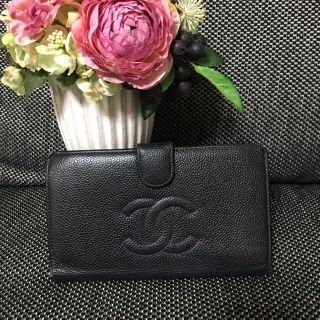 シャネル(CHANEL)の最終お値下げ♡シャネル♡キャビアスキン長財布(財布)