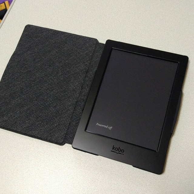 美品 Rakuten kobo aura H2O カバー付