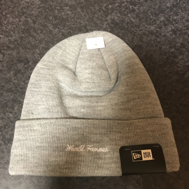 Supreme(シュプリーム)のsupreme box logo beanie グレー オレンジ メンズの帽子(その他)の商品写真