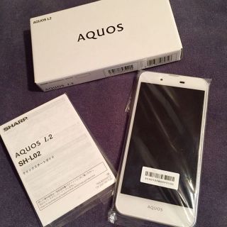 シャープ(SHARP)の【新品未使用品】ホワイト SHARP AQUOS L2(スマートフォン本体)