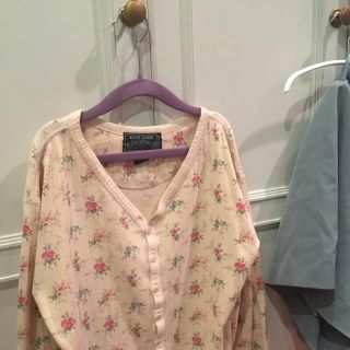 ラルフローレン(Ralph Lauren)のラルフローレンサーマル花柄カーディガンflower lochie (カーディガン)