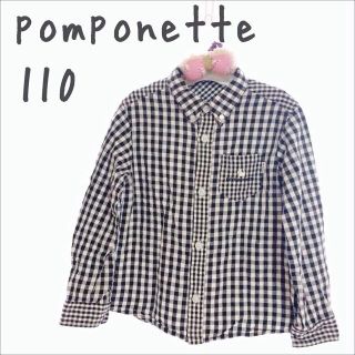 ポンポネット(pom ponette)の未使用♡ギンガムチェックシャツ(その他)