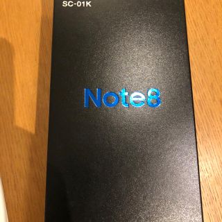 サムスン(SAMSUNG)の新品 Simロック解除 docomo Galaxy Note8 SC-01K(スマートフォン本体)