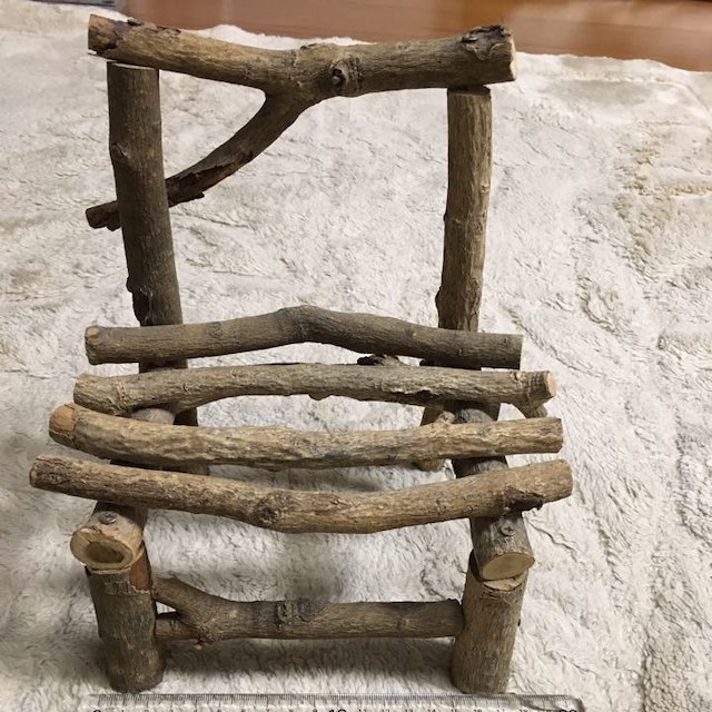 木の枝で作った椅子 手作りの通販 by にこ☆値下げ不可｜ラクマ